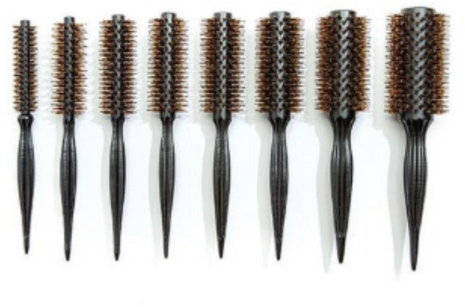 다주자 골드 포킹 볼륨 스타일링 라운드 롤빗 전문가용 빗, 1개, 3호