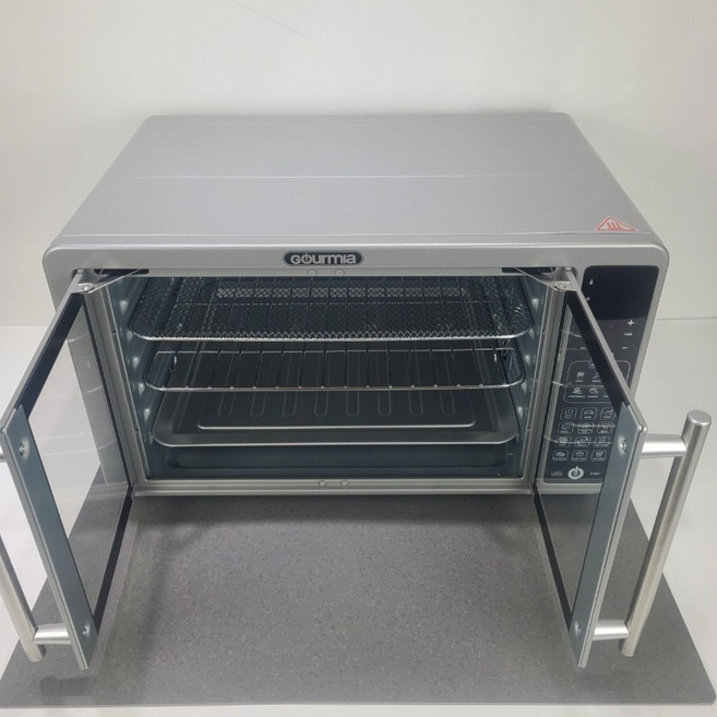 독일모티프매트 에어프라이어 받침대 오븐 열차단, 1개, 딥그레이 마블