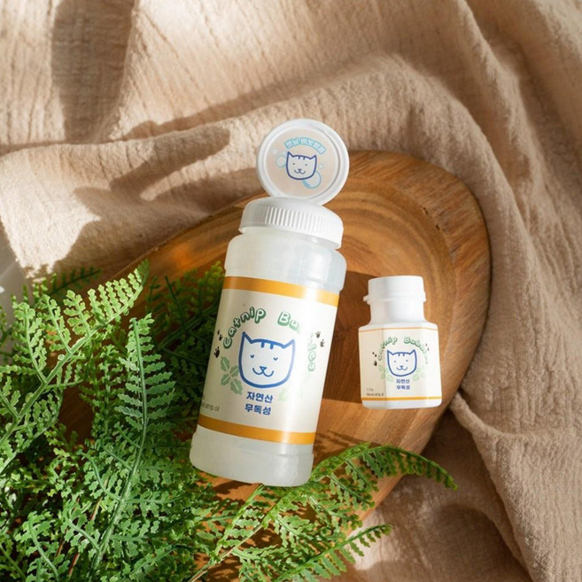 힘을내요 집사 고양이 캣닢 비눗방울 120mL, 1개