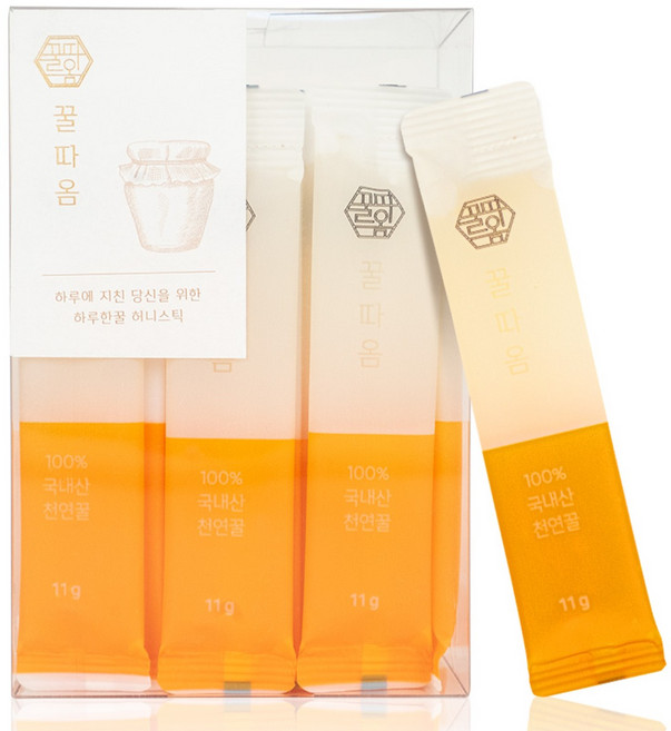 꿀따옴 천연 꿀스틱 야생화꿀, 275g, 1개