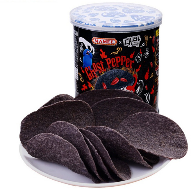 [고고무역]대박 마미 고스트페퍼 스파이시 칩, 45g, 3개