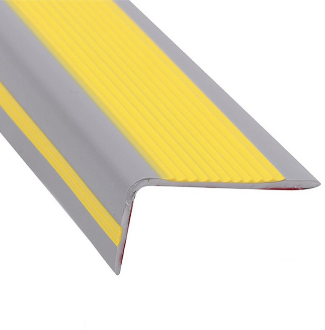 레디박스 접착식 L자형 계단 코너 논슬립 미끄럼방지 모서리 보호 몰딩, 옐로우, 1개