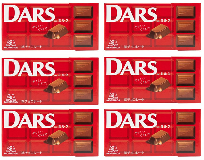모리나가 다스 밀크 초코릿 47g x 6개