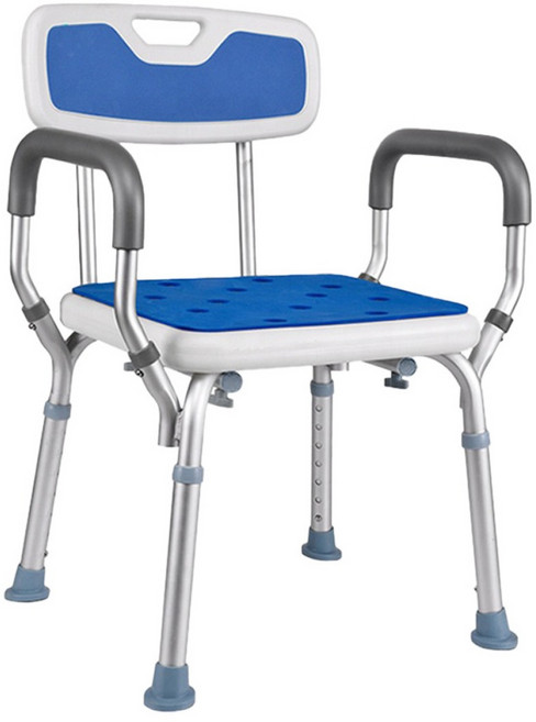 노인 환자용 목욕의자 장애인 욕실 체어 샤워의자, 등받이 타입 GAM-003, 1개