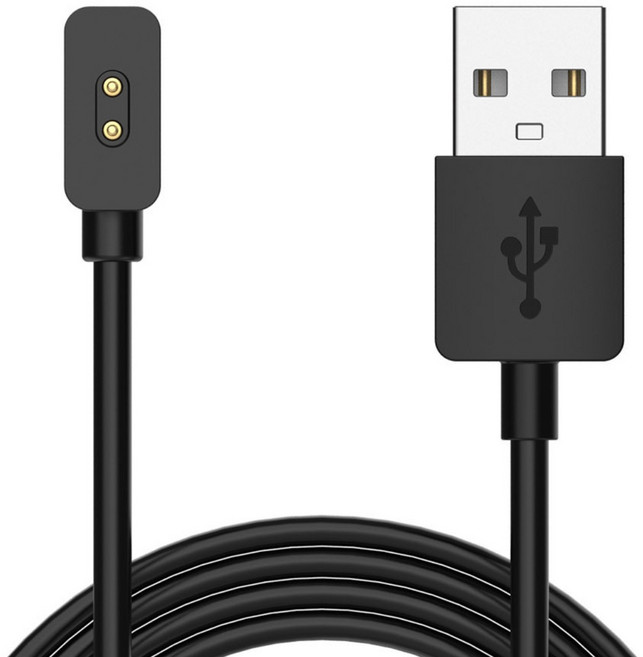 로렌텍 샤오미 미밴드 충전기 케이블 1M, 블랙, 1개