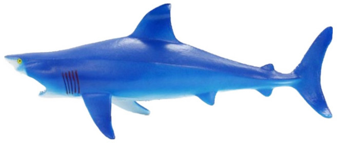 동물모형 죠스 상어 모형 피규어 상어 칵테일, 1개