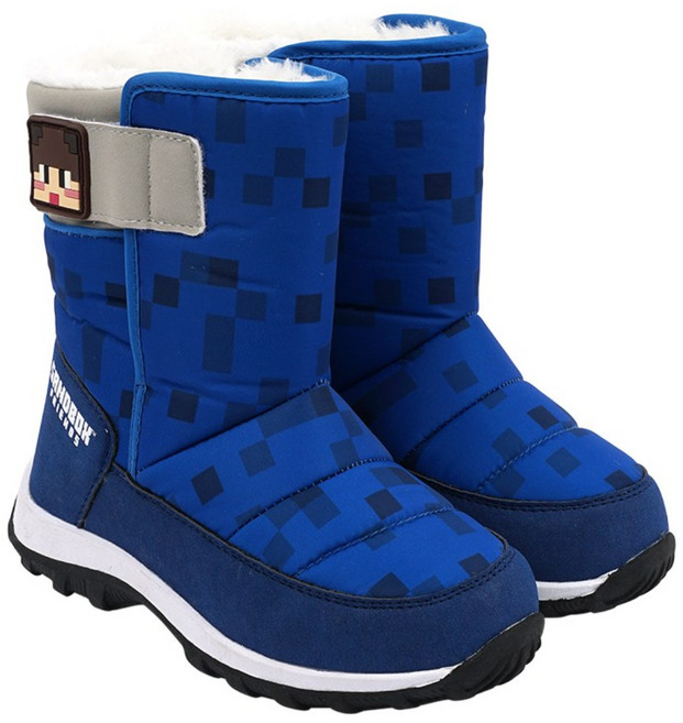 샌드박스 도티 픽셀 겨울 방한 부츠