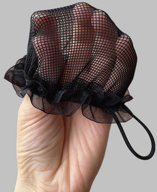 머리끈 내장 헤어 망 승무원 머리망 간호사 면접 발레