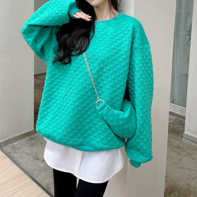 테디브라더 페이크 레이어드 셔츠 티 스커트 무지 남여공용 1+1