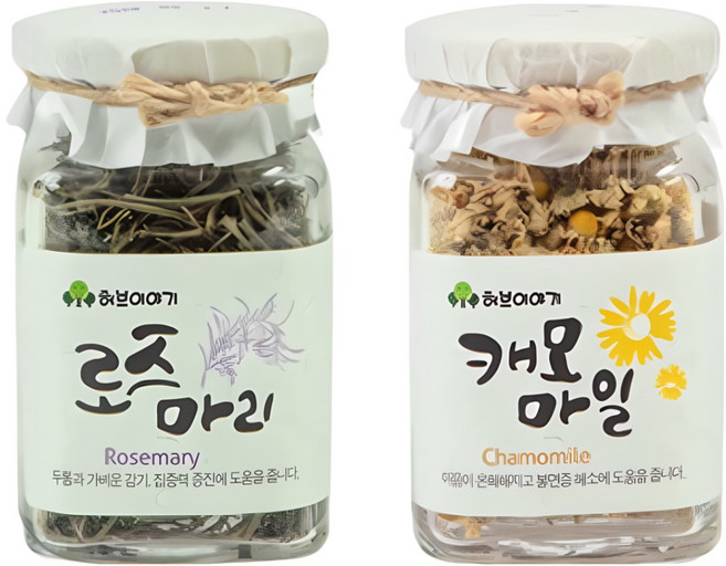 마시는 허브차 캐모마일 로즈마리 스테비아 페퍼민트 스피아민트 레몬밤 레몬버베나 25g, 1개, 1개입