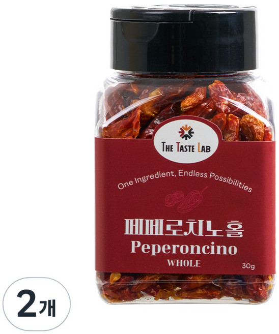 더테이스트랩 페퍼론치노 홀 건고추 파스타 재료 페페론치노, 2개, 30g