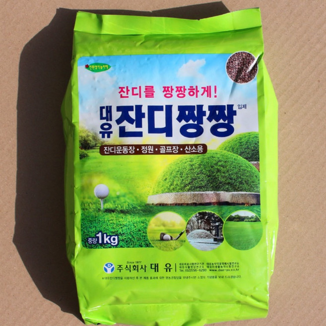 대유 잔디짱짱 1kg 잔디 전용 비료 영양제, 1개