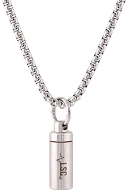 생명캡슐 LSC S물방울 목걸이 무료각인 협심증약 심근경색 스텐트시술 설하정 니트로글리세린, 1개 - 쿠팡