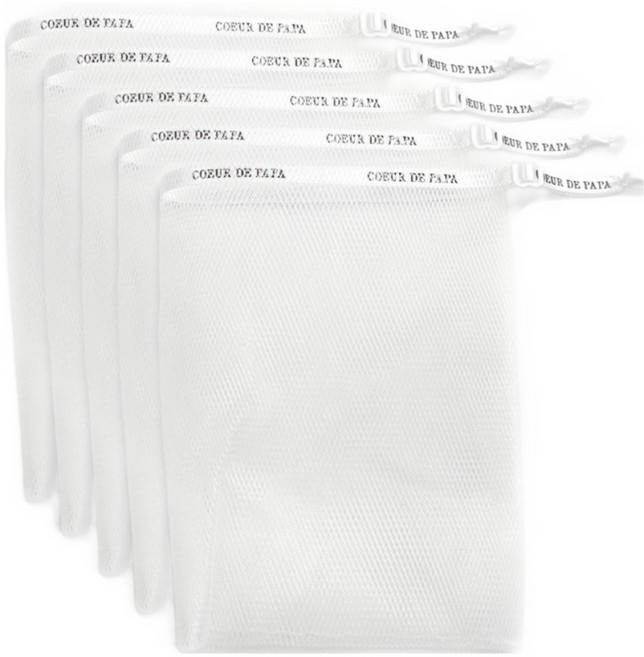 꿔흐드빠빠 비누 거품망 4겹 국산 버블네트 버블페이스 폼클린징, 화이트, 5개