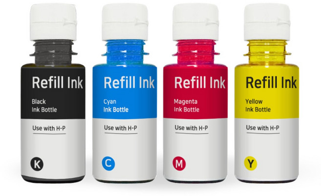 [호환] 삼성 INK-K610 C610 M610 Y610 4색 무한 리필 잉크 SL-T1670W J1560W T1672W T2170W T2270DW T2270W T2270FW, 검정+파랑+빨강+노랑, 1세트