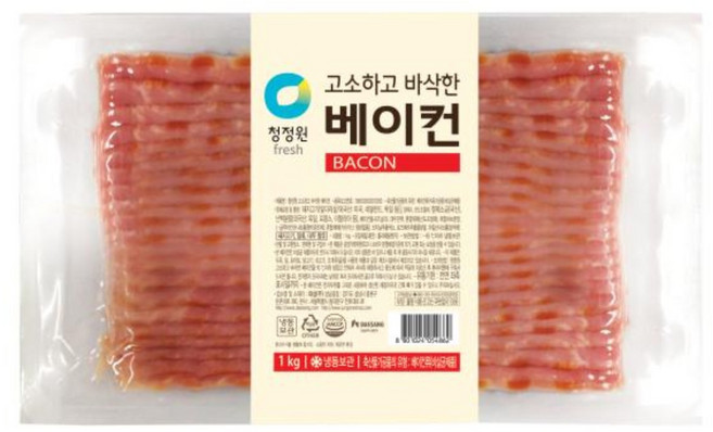 청정원 베이컨 1kg, 2개