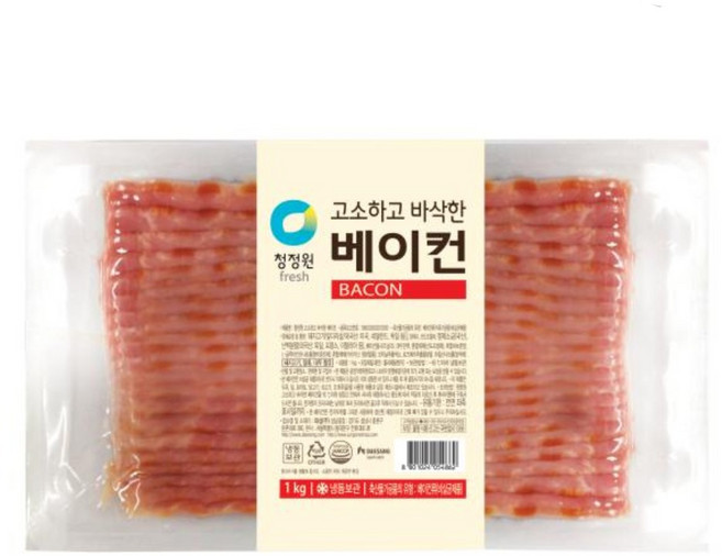청정원 고소하고 바삭한 베이컨, 1kg, 1개