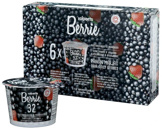 로버츠베리에 야생 블랙커런트&스트로베리 1box(100ml x 6팩), 6개, 100ml - 쿠팡