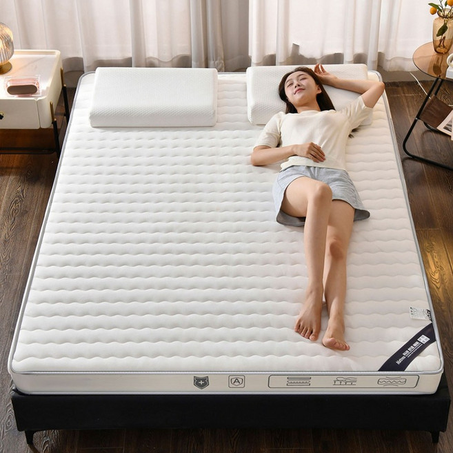 신세기무역 푹신한 고탄성 침대 매트리스 바닥용 침대용 겸용 원룸 사계절 편안한 수면 토퍼