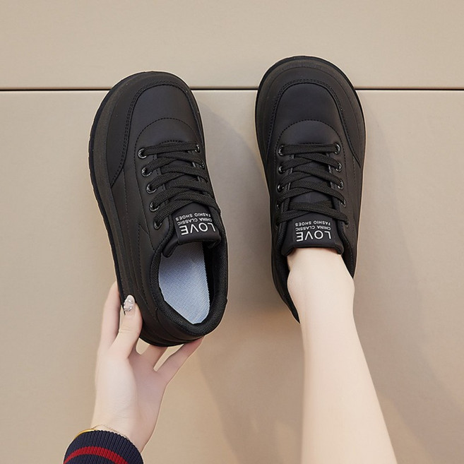 여성 키높이 운동화 스니커즈 발편한 여성신발 5cm