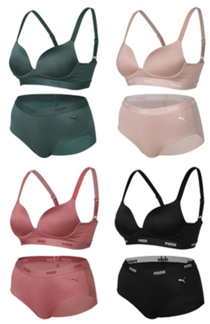 NEW 최신상 [푸마] 데일리 터치업 브라팬티 8종 세트