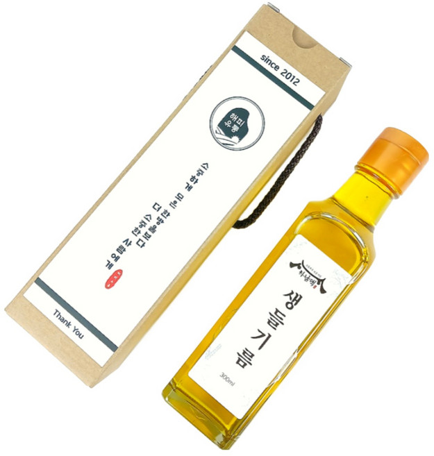 하남댁 저온착유 생들기름 선물용, 20개, 300ml