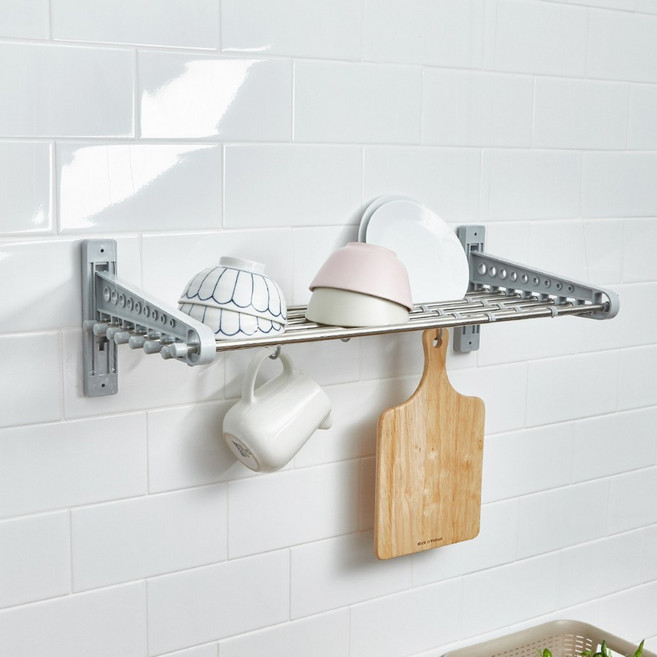 할메이드 스텐 주방 다용도 벽선반 키트락