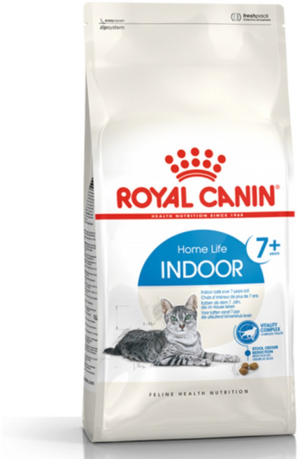 로얄캐닌 인도어 7세 이상 고양이 사료, 닭+오리, 1.5kg, 1개
