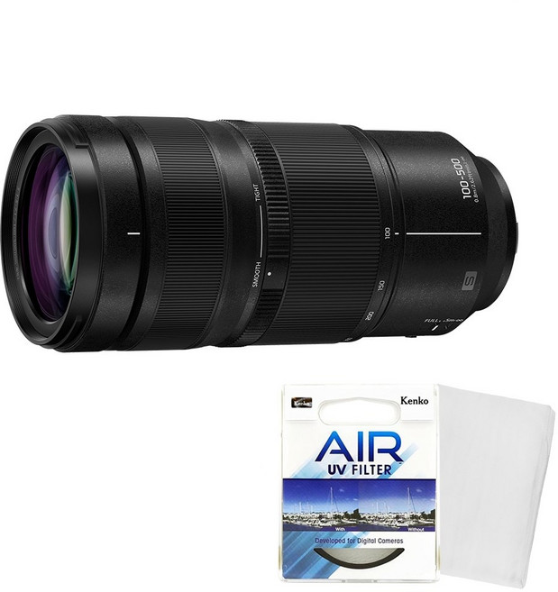 [파나소닉 정품] 파나소닉 루믹스 S 100-500mm F5-7.1 OIS + 켄코필터 + 포켓융 /ED, 단일옵션