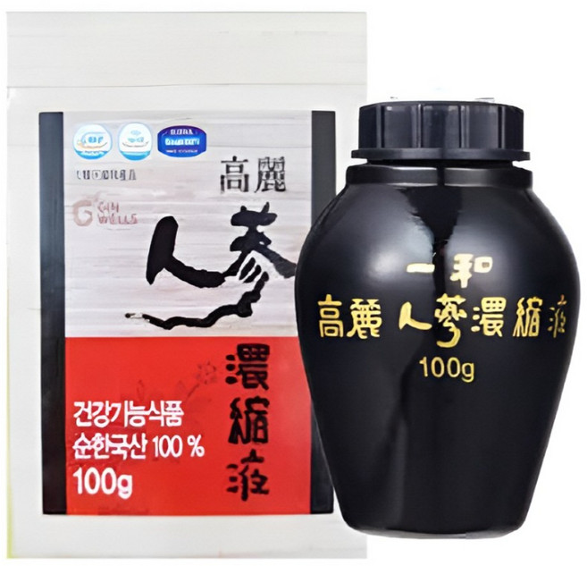 Wa365 국내산 귀한 6년근 인삼 액기스 / 일화 고려인삼 농축액 100g 진웰스 건강식품 선물, 1박스