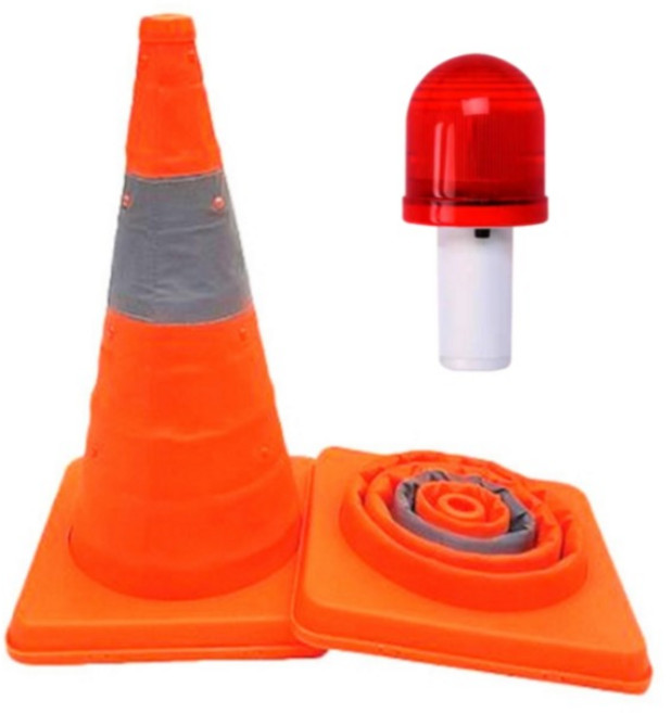 접이식 칼라콘 비상등 안전 삼각대, 1개