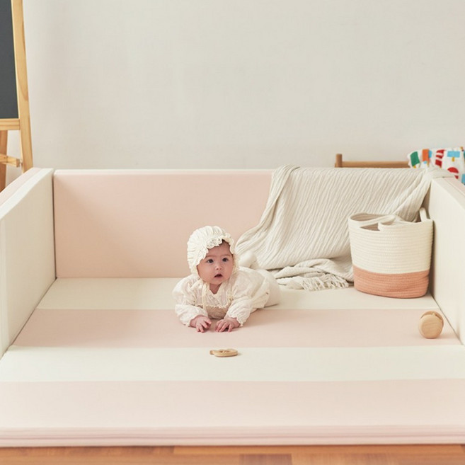 카라즈 다용도 멀티 범퍼 침대 매트 놀이방 유아안전 층간소음, 블루