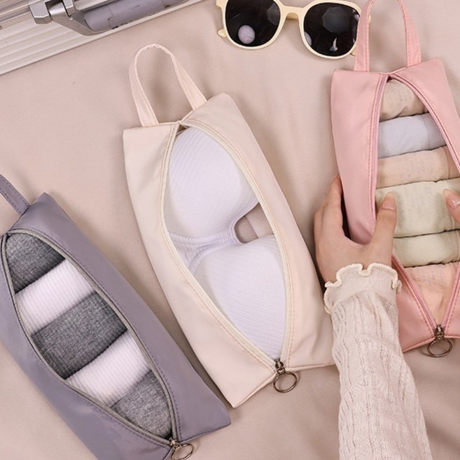 여행용 아웃도어용 속옷 파우치 휴대용 양말 수납 가방 다용도 파우치