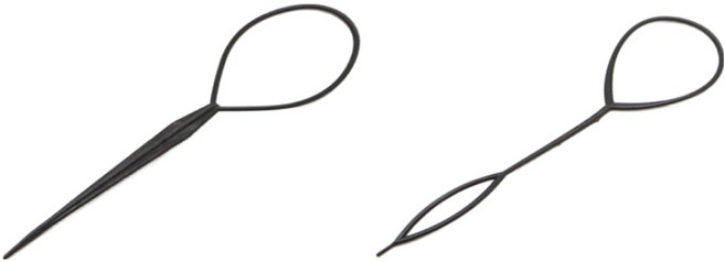 올림머리 당고 헤어 가이드스틱 만두머리 똥머리 장식, 올림머리008(P00232), 1개