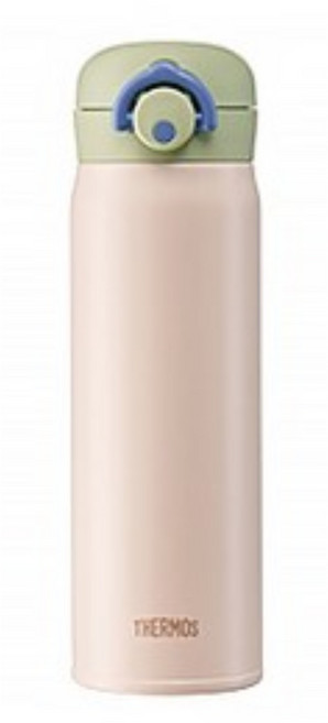 써모스 텀블러 마이 디자인 보틀 원터치 타입 시즌3 500ml JNR-502K, 오트밀베이지(보틀), 랜덤발송(디자인 스티커), 1개