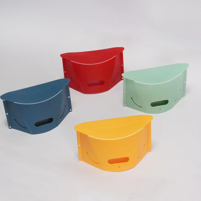 기내 비행기 발받침 기내용 차량용 발쿠션 발걸이 간이 접이식 휴대용 의자 여행 다리베개, 블루