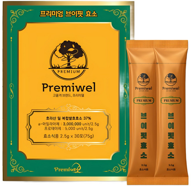 [1개월]프리미웰 브이핏 효소 파로효소 400만 고역가수치 호라산밀 카뮤트 곡물 효소 임산부 효소 카무드, 1개, 2.5g