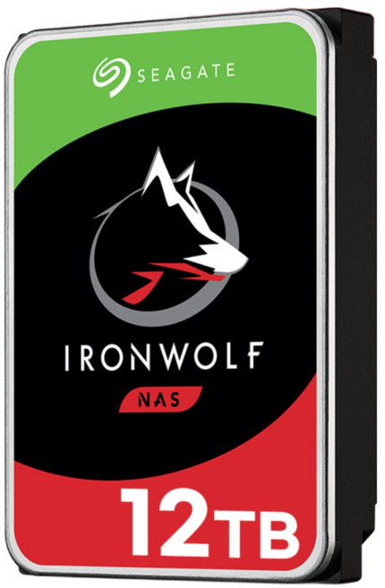 [ 씨게이트 공식스토어 ] 아이언울프 나스 하드디스크 Ironwolf NAS HDD 기업용 하드디스크, 12TB (12테라바이트)