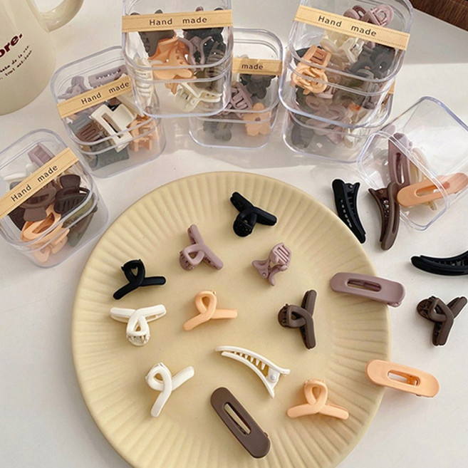 나엘 귀여운 미니 헤어집게핀 2세트20개