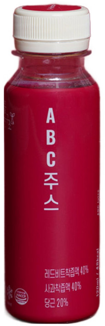[생즙연구소] 100%착즙 ABC주스 120ml . 비트 함량 40% ABC주스