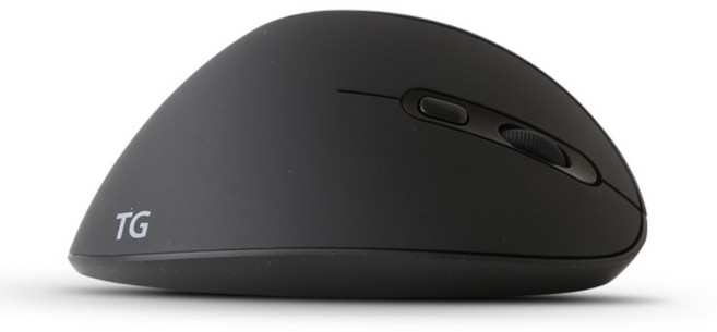 TG-TM618G 버티컬 인체공학 무선마우스 6버튼 Blue LED 센서 고성능 1600dpi 블랙