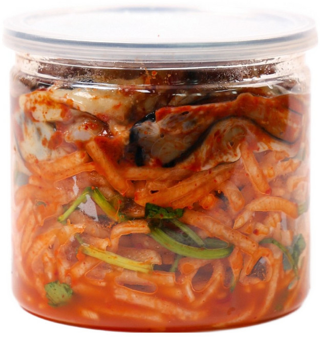 셰프애찬 굴생채 무생채 통영 생굴 캔, 1개, 1kg