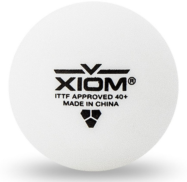 엑시옴 ABS 탁구공, 화이트, 6개입, 1세트