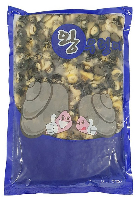 부전수산 냉동 손질 신선한 우렁살 (우렁이살) 1kg 자숙 논우렁 우렁쌈밥 우렁강된장, 1개