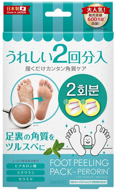 페로린 돈키호테 발각질제거팩 민트향, 2매입, 2개