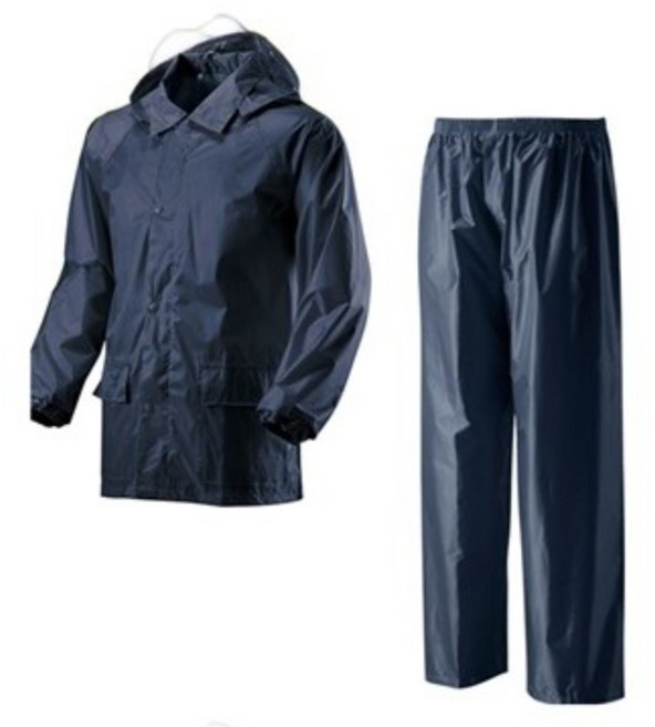 INVEN* 고급 신사 우의 (투피스) 장마 현장 공사 배달 오토바이 청소 행사 (L XL XXL)