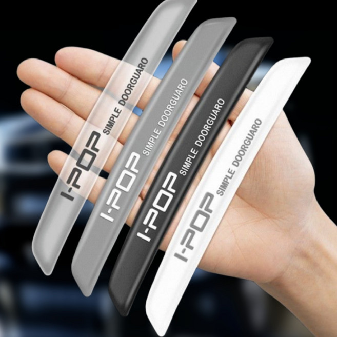 픽쭈 차량 문콕방지 자동차 도어가드 흔적없는 문콕방지가드 새차선물, 6개, 흰색