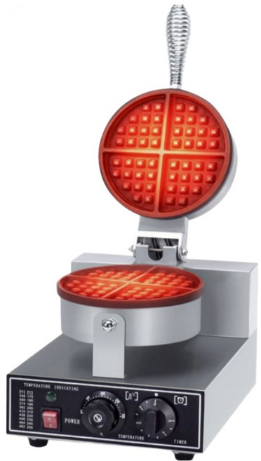 우리주방 [더블히팅] 업소용 와플기계 220V 아메리칸 전기 와플메이커, sz-wm1구