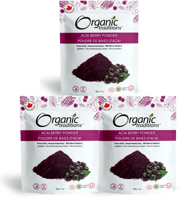 오가닉트레디션스 아사이베리 파우더 100g x3, 3개 - 쿠팡