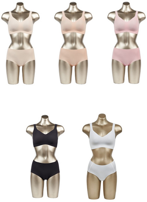 신영와코루 아네타 고탄력 메쉬 프리컷 브라팬티 패키지(A25)